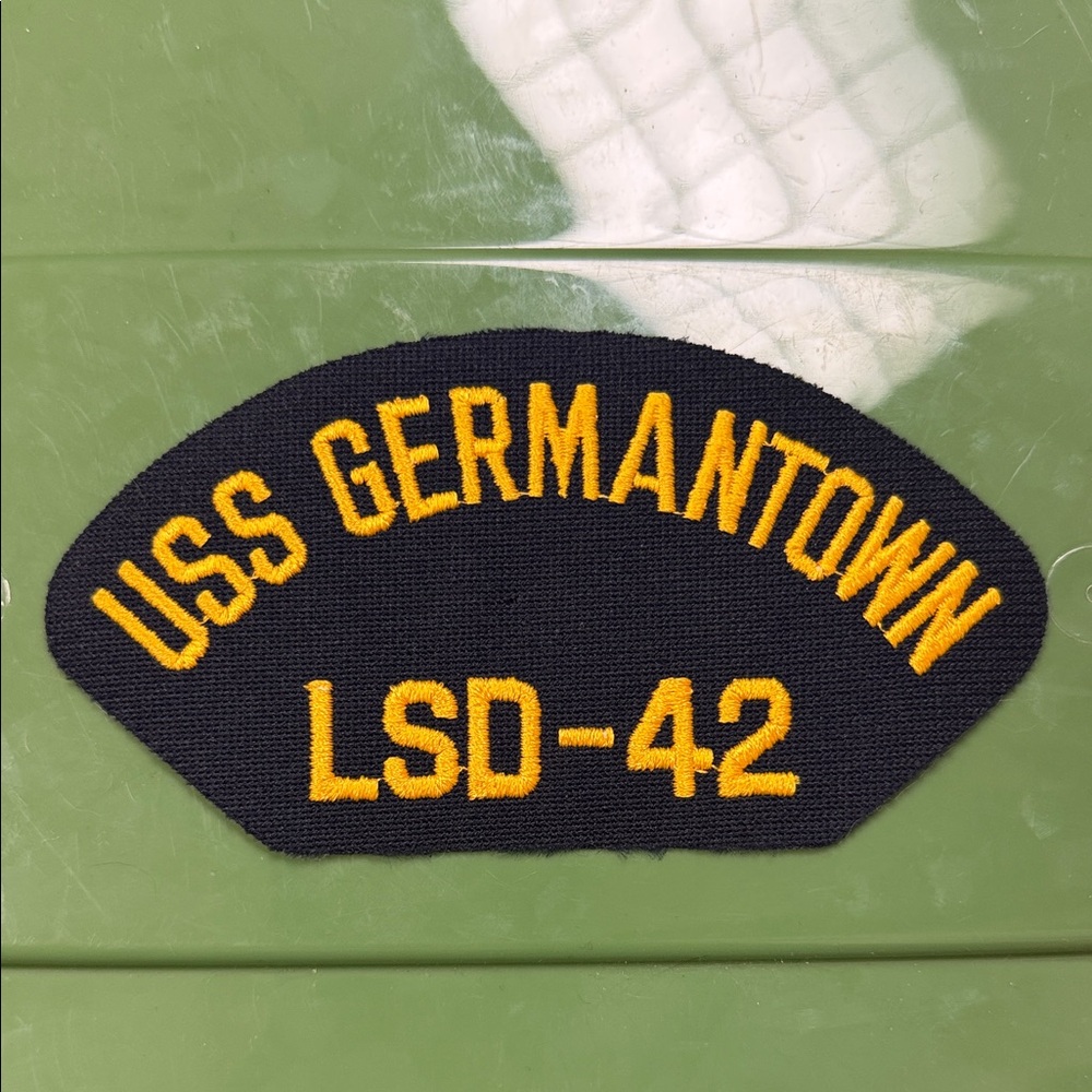 USS Germantown embroidered naval Patch